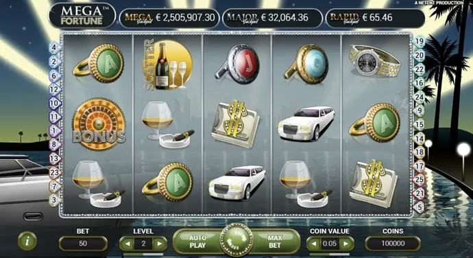 Mega Fortune at Million Casino